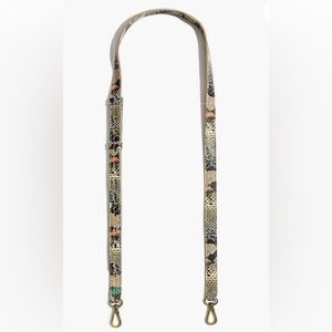 Madewell Snakeskin Leather Crossbody Strap